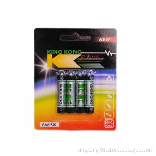 1.5V 7# Carbon Batteries, LR03 AAA
